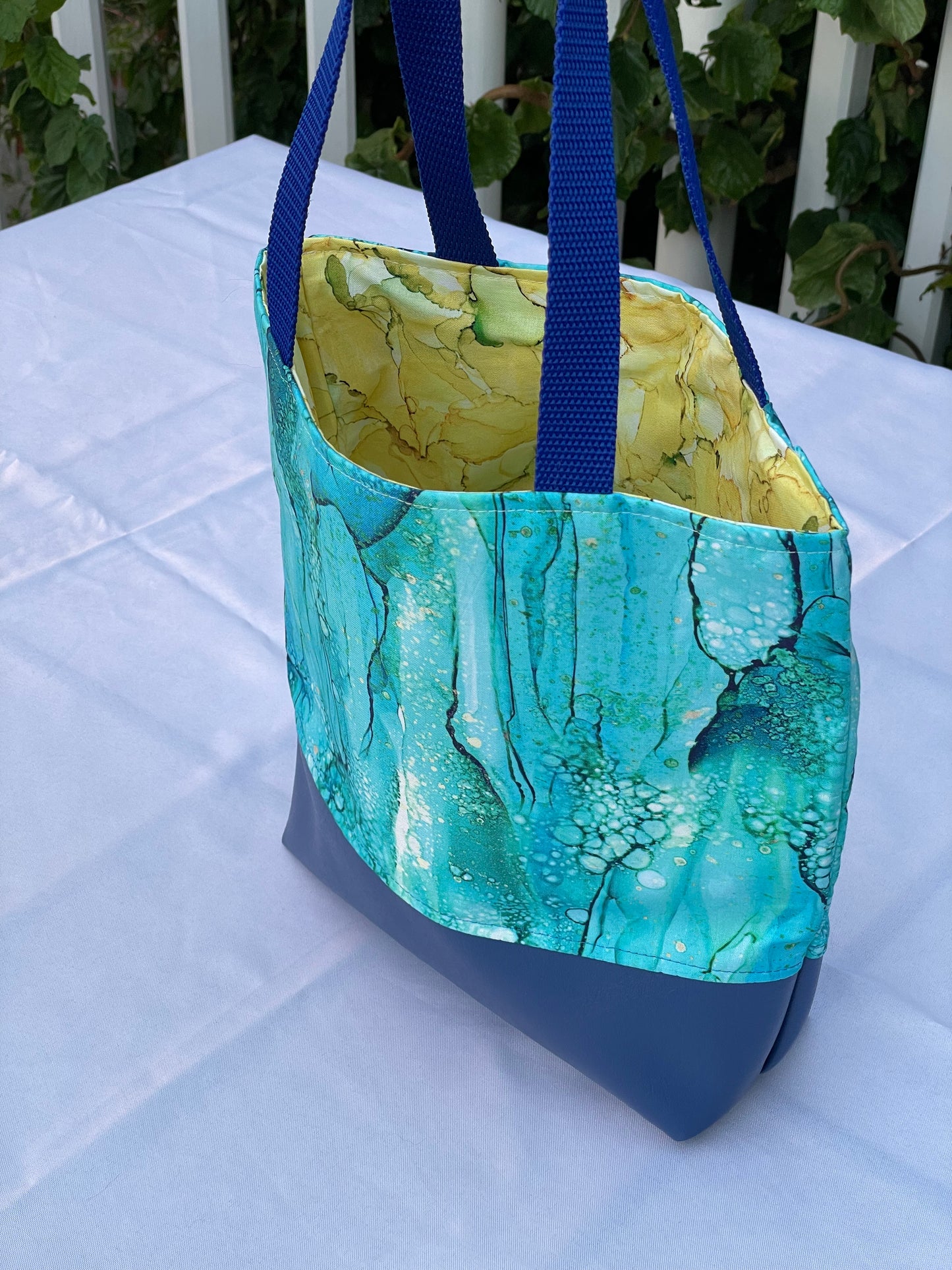 Imperfect Perfect Tote Turquoise