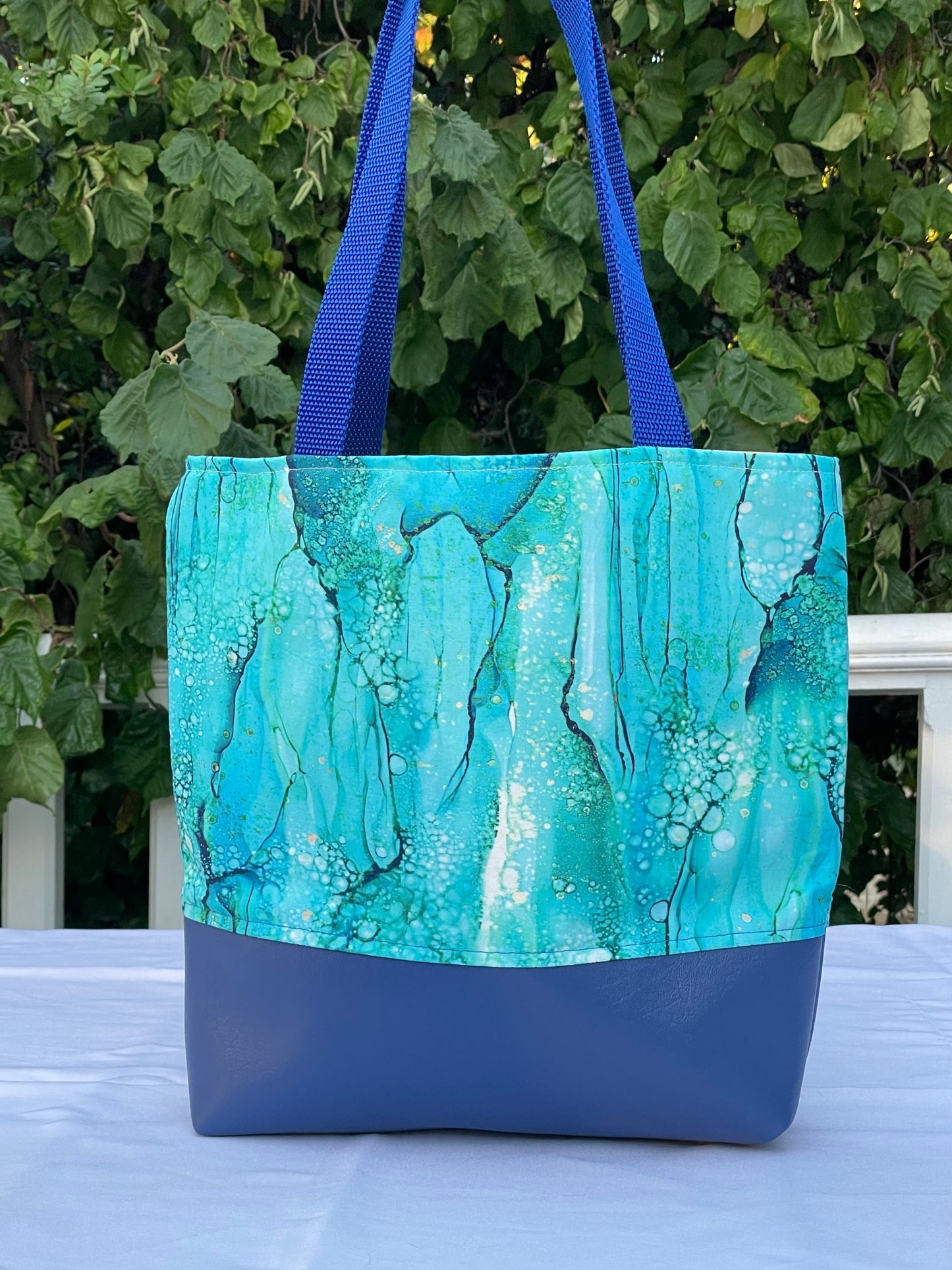 Imperfect Perfect Tote Turquoise